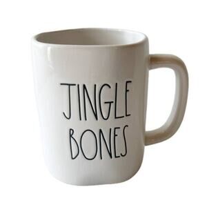 Jingle Bones Mug, Rae Dunn by Magenta, Large Coffee Mug, Christmas Holiday